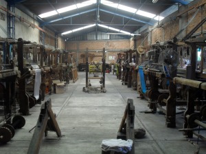 Vista general del taller artesanal rebocero